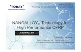 NANOALLOY Technology for High Performance CFRPdepts.washington.edu › amtas › events › toray_13-03-29 › fujiwara.pdf · Impact resistant prepreg applied epoxy/thermoplastic