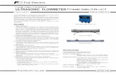 SERIES ULTRASONIC FLOWMETERwap.fujielectric.com.cn/products/flowmeter/pdf/EDSX6-142... · 2014. 1. 28. · This flowmeter is a clamp-on type ultrasonic flow meter based on transit-time