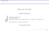 Bases de Données - IRIFamelie/normalisation1617.pdfBases de Données Bases de Données AmélieGheerbrant Université Paris Diderot UFR Informatique Laboratoire d’Informatique Algorithmique