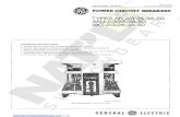 GENERAL ELECTRIC Courtesy of NationalSwitchgear · RENEWAL PARTS GEF·4150H Supersedes G EF-4150G • POWER CIRCMT BREAKERS TYPES AK-2/3/2A/3A-50, AKU-2/3/2A/3A-50, AKT-2/3/2A/3A-50