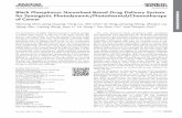 Black Phosphorus Nanosheet‐Based Drug Delivery System for …download.xuebalib.com/xuebalib.com.16688.pdf · The new discovered black phosphorus (BP) nanosheets have generated new