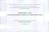 MANUALON ASSESSABLEDEATHREPORTING - Ministry of Healthmedicalprac.moh.gov.my/v2/uploads/Manual AD.pdf · • Medical Development Division, Ministry of Health D Dr. PAA Mohamed Nazir