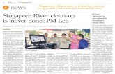 aquayana.sg · 3.2km-long Singapore River has barely changed in the past five years, said PUB. Its contractors, using ves- sels like flotsam removal craft, retrieve an estimated 200kg