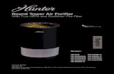 Hunter HP400 Round Tower Air Purifier User Manual › images › content › 7539a185-537c...Title: Hunter HP400 Round Tower Air Purifier User Manual Author: Hunter Created Date: 7/19/2019