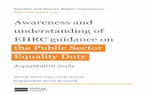 Awareness and understanding of EHRC guidance on the Public … · 2016. 8. 25. · Published August 2016 Some equality leads in Wales and Scotland were happy with their Essential