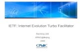 IETF: Internet Evolution Turbo Facilitator · 2018. 1. 10. · IETF document procedure Working group doc, or individual standards track doc IESG RFC Editor Submit Concerns Published