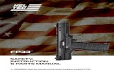 Table of connts - KelTec · 2021. 1. 13. · Pistol w/o Magazine 1.5 lbs 669 g Loaded Magazine 5.56 oz 157 g (33 rounds) Dimensions Overall Length 10.6 in 269 mm Barrel Length 5.5