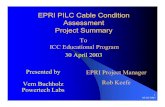 EPRI PILC Cable Condition Assessment Project Summary...5 Cables Tested (con’t) S 15 kV, 3-Ph, Jacket 1986 United Illuminating O 13.8 kV, 1-Ph, U/J 1931 Toronto Hydro R 26 kV, 3-Ph,