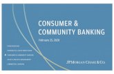 Consumer & Community Banking - JPMorgan Chase...$3.3B of revenue growth 5 1 Includes FDIC surcharge and geography-related impacts 53.4% 51.7% Overhead ratio $27.8 $1.0 $28.9 $0.8 ($0.3)