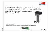 Original declaration of incorporation with manual for ARIS Damper … · 2020. 3. 26. · 9 1011 5455 – + Strom-S2 ausgang Standard Optionen 121314 S3 151617 S4 4.5.2 Wiring diagram