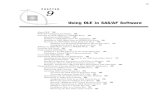Using OLE in SAS/AF Software - Academics | | WPI · 2000. 4. 11. · while using OLE features in SAS/AF software, see “Using OLE” on page 506. SAS/AF Catalog Compatibility SAS/AF