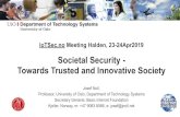 Societal Security - Towards Trusted and Innovative SocietySocietal Security and Trust Apr2019, Josef Noll Meter analysis - knowledge about you! Security (unencrypted) wireless data