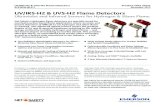 UV/IRS-H2 & UVS-H2 Flame Detectors - Emerson · 2020. 3. 28. · November 2012 PMS - Uncoated PMS - Coated CMYK Grey Black PMS CMYK GREYSCALE BLACK UV/IRS-H2 Flame Detector Specifications