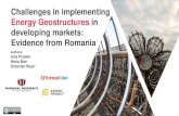 Challenges in implementing Energy Geostructures in developing … · 2020. 5. 5. · Energy geostructures are showing an increasing trend in number of implementations all across Europe.