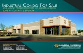 IndustrIal Condo For ale...Households 2,007 31,832 Average Age 35.80 37.10 Median HH Income $72,173 $85,483 Suite 1 ±3,449 SF Clear Height 20’ Grade Level Door (1) 12’ x 14’