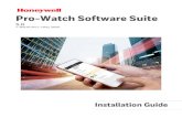 Pro-Watch Software Suite - Honeywell · 2020. 6. 3. · Pro-Watch Software Suite 5.0 Installation Guide,, Document 7-901073V17 5 The setup file and installation instructions in this