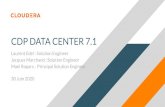 CDP Data Center 7 · • Tez 0.9 • Key Trustee Server 7 • RHEL/CENTOS/OEL 7.7 • Postgres 10 • JDK 8 • JDK 11 Runtime • MySQL 5.7 • Oracle DB 12 (Fresh Install Only)