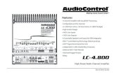 Features - AudioControl...output that is connected to the LC-4.800’s remote input terminal. When the head unit is turned on, it will turn on the LC-4.800 amplifier. Alternatively,