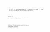 X-ray Fluorescence Spectrometry for Environmental Applicationsmiun.diva-portal.org/smash/get/diva2:1471613/FULLTEXT01.pdf · 2020. 9. 29. · element distributions on a microscopic