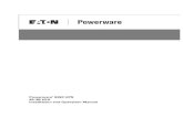 Powerware 9390 UPS 40–80 kVA Installation and Operation ... Batteries/UPS...Table of Contents EATON Powerware® 9390 UPS (40–80 kVA) Installation and Operation Manual S 164201535