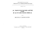 A MONOGRAPH OF FAVOLASCHIA Monograph of... · 2014. 11. 8. · A MONOGRAP OFH FAVOLASCHIA Rolf Singer University of Illinois at Chicago Circle and Field Museum of Natural History