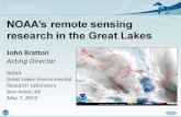 NOAA’s remote sensing research in the Great Lakes · 2020. 3. 2. · Ice cover and type NOAA Creat Lakes Coastal Forecasting System Observed NIC Great Lakes Ice Cover Ice Conc.