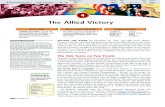 The Allied Victorymrtestasclass.weebly.com/uploads/8/5/2/9/85297440/the... · 2019. 11. 26. · The Allied Home Fronts Wherever Allied forces fought, people on the home fronts rallied