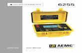 MICRO-OHMMETER 6255g... · 2019. 6. 10. · ENGLISH User Manual MICRO-OHMMETER 6255 Author: Christopher Clinton Created Date: 1/9/2018 8:53:48 AM