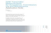 DAB Transmitter Measurements for Acceptance, Commissioning ... · 3.1.2 Crest Factor It is important to know the crest factor so that the components that follow the transmit-ter –
