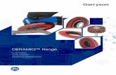CERAMIQ™ Range - ATA...3 CERAMIQ RANGE Wear Eye Protection! Wear Hearing Protection! Observe the recommended rotational speed! Wear Protective Gloves! High performance ceramic cloth