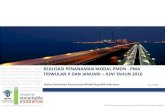 REALISASI PENANAMAN MODAL PMDN - PMA TRIWULAN II DAN JANUARI JUNI TAHUN 2016 · 2018. 6. 22. · The Investment Coordinating Board of the Republic of Indonesia 2 DAFTAR ISI I. TRIWULAN