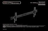 TV WALL MOUNT - Lowe'spdf.lowes.com/installationguides/856066003697_install.pdfKK Square washer 5 mm Spacer Phillips screw Qty. 8 Mounting arm screw (preassembled to Mounting arm (A))