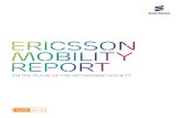Ericsson Motyli b i Report - Ayrion...> Mobile subscriptions, LTE 500 1,100 4,300 25% million > Mobile subscriptions, 5G 150 million Traffic essentials** 2014 2015 2021 forecast CAGR