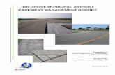 Ida Grove Municipal Airport – Pavement Management Report...procedure is described in FAA Advisory Circular (AC) 150/5380-6B, which is located in Appendix A, and ASTM Standard D5340.
