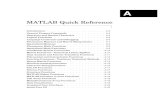 MATLAB Quick Reference - UL FGGfgg-web.fgg.uni-lj.si/~/mkuhar/Zalozba/MATLAB_Quick_Reference_v… · MATLAB, work with files and the operating system,controlthecommandwindow,andmanage