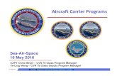 Aircraft Carrier Programs ... 5/16/2016 PEO Aircraft Carriers 4 NIMITZ Class: 500 total carrier-years, serving over 84 years, from 1975 until 2059 In-Service Aircraft Carriers Years
