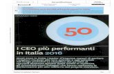 Logo Dol...La classifica dei CEO più pclfcrmanti in Italia vede al primo posto Sergio Marchionne di Fiat, autore cli uno dei più ritevanti ... da prima, perché le serie storiche