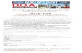D.O.A. Paddlers Release Form.doc 2015 · 2017. 8. 3. · D.O.A. LURES/ RIVER PALM COTTAGES AND FISH CAMP PADDLERS ONLY TOURNAMENT RELEASE FORM Complete BOTH Entry form & Release form