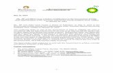 RIL, BP and NIKO issue a Notice of Arbitration to the ...May 10, 2014 RIL, BP and NIKO issue a Notice of Arbitration to the Government of India Seek implementation of the “Domestic