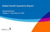 Reporting Period: October 1 – December 31, 2019...Dec 31, 2019  · Quarterly Report for FY20 2nd Quarter Covering 10/01/2019 -12/31/2019 (Reporting Period) Submitted pursuant to