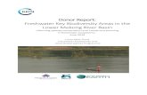 Donor Report: Freshwater Key Biodiversity Areas in the Lower … · 2019. 7. 25. · 3 Acknowledgements Identifying freshwater Key Biodiversity Areas in the Lower Mekong river basin