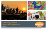 KrisEnergy Limited Corporate Presentation · Our Portfolio 1Q2015 working interest production 7,699 boepd •First oil at G11/48 produced on 17 June 2015 from three initial wells