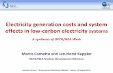 Electricity generation costs and system effects in low-carbon … · 2014. 8. 21. · Summer School “Economics of Electricity Markets”, Ghent, 27 August 2014 A. Introduction to