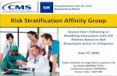 Risk Stratification Affinity Group Session Four...• Activity on MyChart • 30 day • Units of Service 12 POST-ACUTE CARE DATA DASHBOARD (1) 13 POST-ACUTE CARE DATA DASHBOARD (2)