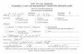 CITY OF LOS ANGELES LAND USE MANAGEMENT … › onlinedocs › 2012 › 12-1126_sc_8-14-12a.pdfProject/Proposal D Support Appeal SPEAKER: "C7( Oppose ~roject!Proposal D Oppose Appeal