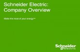 Schneider Electric: Company Overview - Campbell Award...Schneider Electric at a glance . The global specialist in energy management . billion € of sales in 2012 . North America 25%