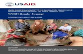 WASH Gender Strategy - USAID IUWASH PLUS...USAID IUWASH PLUS hopes that this gender strategy contributes to the improved, more equitable and sustainable water, sanitation and hygiene