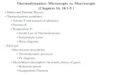 Thermodynamics: Microscopic vs. Macroscopic (Chapters 16 ...people.morrisville.edu/~freamamv/Secondary/oldCourses/...Thermodynamics: Microscopic vs. Macroscopic (Chapters 16, 18.1-5