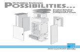 OSSIBILITIES CS Outdoor Enclosures - Steven Engineering · 2005. 1. 26. · 7 Heat Exchanger Options: • Optional rear mount external (shown) ... • All-aluminum ES-style design