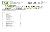 9 WPF PUZZLE INSTRUCTION BOOKLET...ROUND 79 WPF PUZZLE GP 2019 INSTRUCTION BOOKLETHost Country: Czech Republic & Slovakia Jan Novotný & Matej Uher Special Notes: Make sure to check